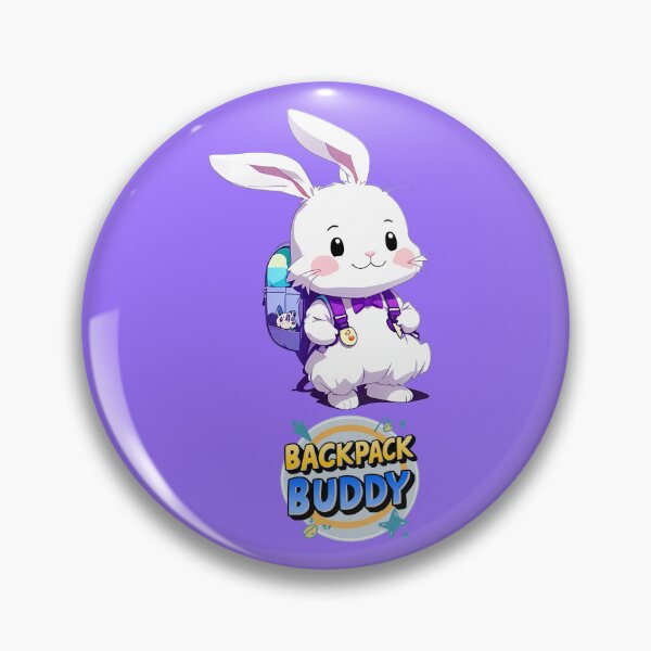 Item preview, Backpack Buddy with A Cute Bunny Fun Design T-Shirt designed and sold by WitMeme.