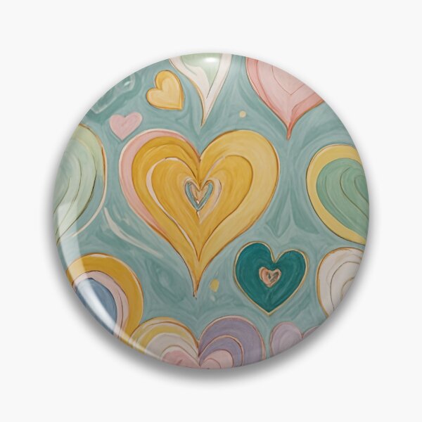 Item preview, Pastel Heart Delight: Whimsical Heart Design designed and sold by Lizetteh.
