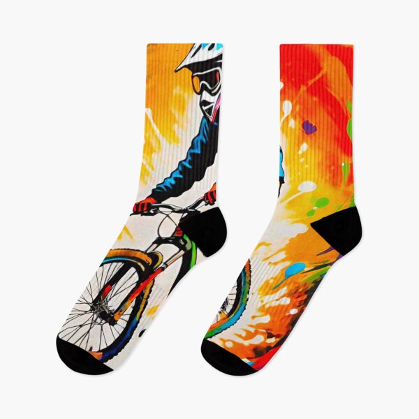 Artikelvorschau, Freeride Spectrum: Bunter MTB-Fahrer entworfen und verkauft von GrizzlyCollective.