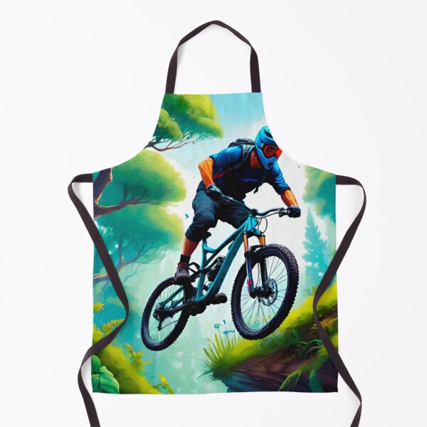 Item preview, Trail Dominator: MTB Racer Shredding Trails designed and sold by GrizzlyCollective.