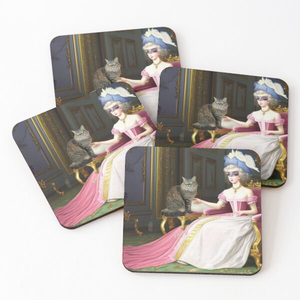 Item preview, Marie Antoinette cat designed and sold by GasconyPassion.