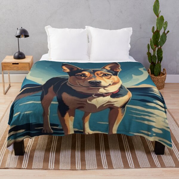 Item preview, Dog on beach designed and sold by thetinylili.