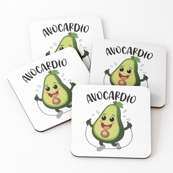 Item preview, Avocardo - Cute Avocado with Jump Rope designed and sold by Petalette.