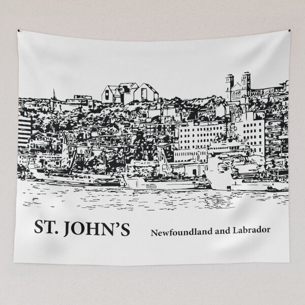 Item preview, St. John's Newfoundland and Labrador designed and sold by Lakeric Cityscapes.