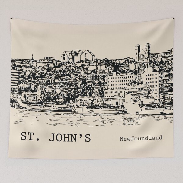 Item preview, St. John's Newfoundland and Labrador designed and sold by Lakeric Cityscapes.