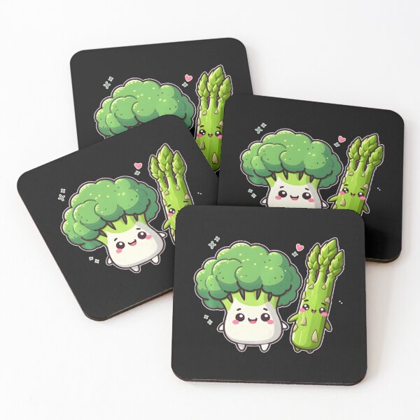 Item preview, Copy of Eat Your Veggies Cute Vegetables Eating Food Salad Kawaii designed and sold by EmGai TocXanh.
