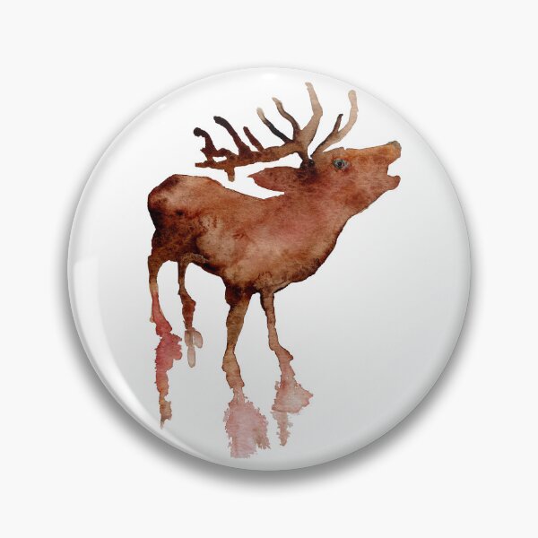 Item preview, Deer watercolor painting designed and sold by Serkan ileri.