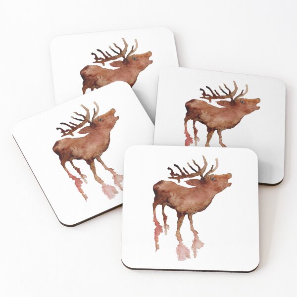 Item preview, Deer watercolor painting designed and sold by Serkan ileri.