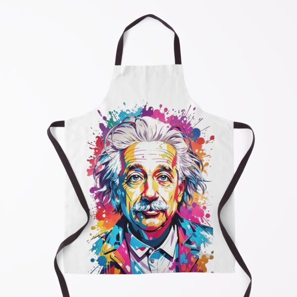 Aperçu de l'œuvre Portrait Albert Einstein Graffiti créée et vendue par madeinfrance1.