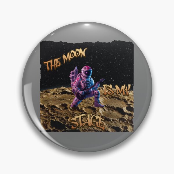Item preview, Space Rocker: Astronaut Shreds Guitar on the Moon designed and sold by StyleFused.