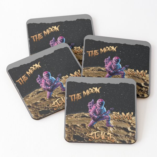 Item preview, Space Rocker: Astronaut Shreds Guitar on the Moon designed and sold by StyleFused.