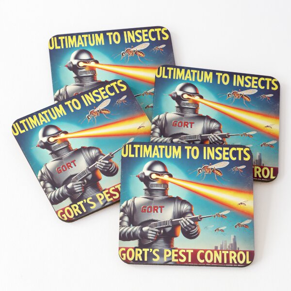 Item preview, Gort Pest Control - Ultimatum to insects  designed and sold by Random-Reality.