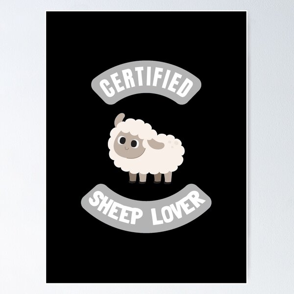 Item preview, Certified Sheep Lover designed and sold by GasconyPassion.