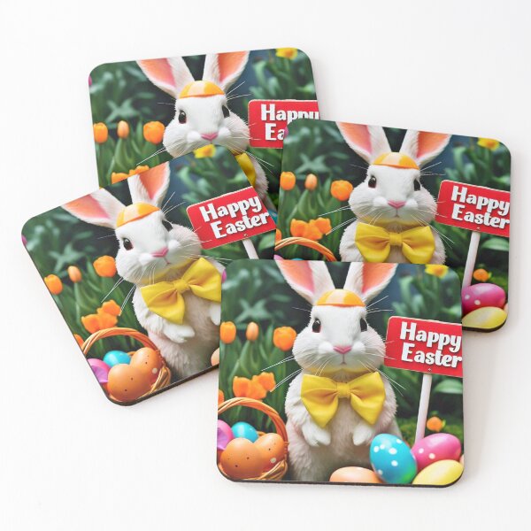 Item preview, Happy Easter Bunny designed and sold by Highhocreations.
