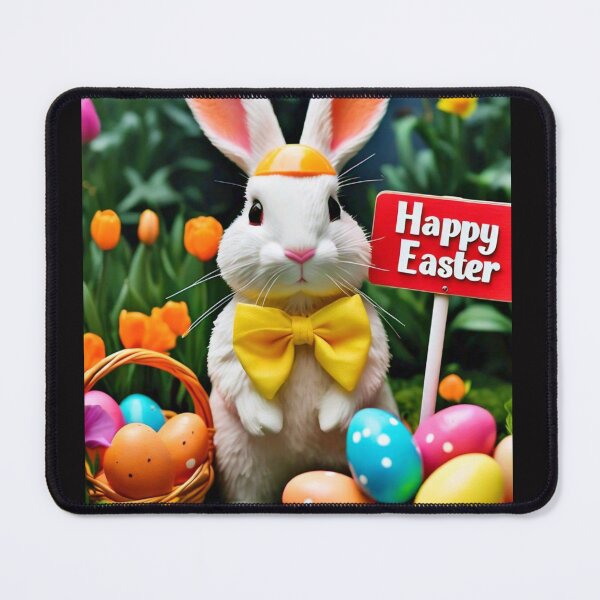 Item preview, Happy Easter Bunny designed and sold by Highhocreations.