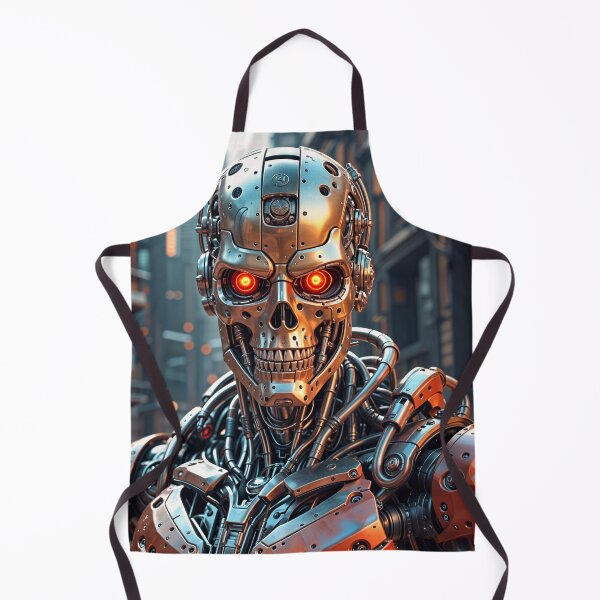 Item preview, Cool Futuristic Cyborg Killer Robot designed and sold by TheArtOfPat.