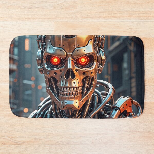 Item preview, Cool Futuristic Cyborg Killer Robot designed and sold by TheArtOfPat.