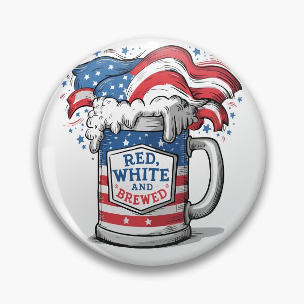 Item preview, Red White and Brewed designed and sold by Legacy Pulp Studio.