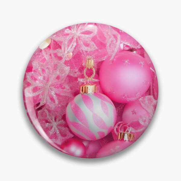 Item preview, Pink Christmas Ornaments 2 designed and sold by PinkGoddessLove.