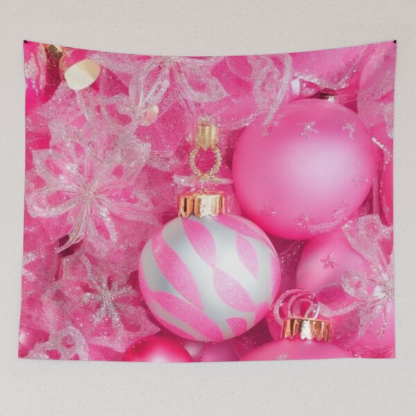 Item preview, Pink Christmas Ornaments 2 designed and sold by PinkGoddessLove.