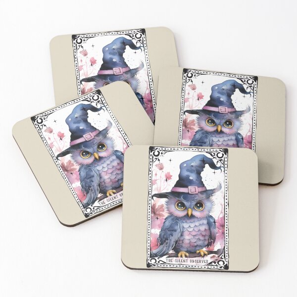 Item preview, Pastel Halloween Tarot Card Design The Silent Observer designed and sold by dcohea.