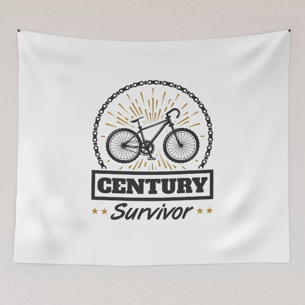 Item preview, Century Survivor Cycling Bicyclist 100 Miles designed and sold by jaygo.