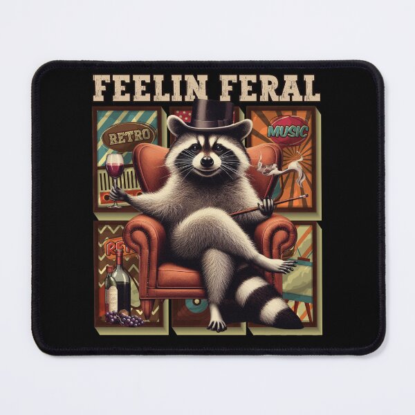 Item preview, Feeling Feral Racoon designed and sold by PistachioCream.