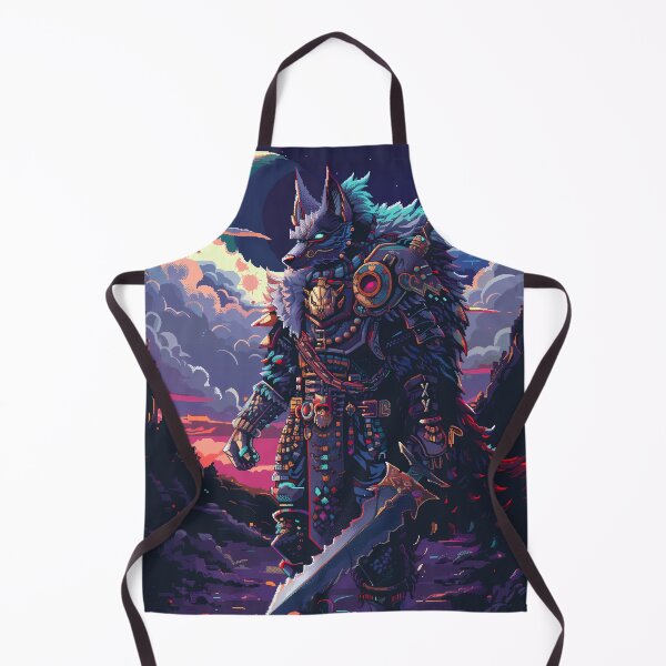 Item preview, Wolf Knight Pixel Art designed and sold by Kaos-Bit.