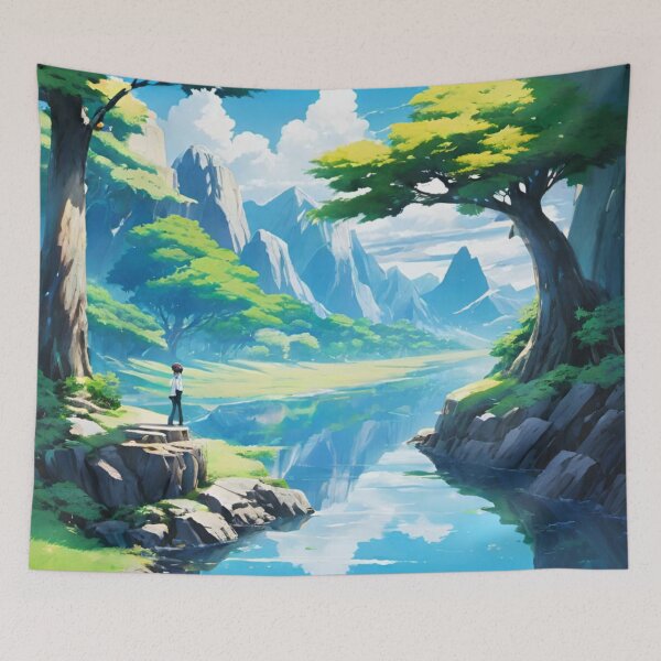 Item preview, nature, landscape, anime, cartoon designed and sold by DonnaBlankaArt.
