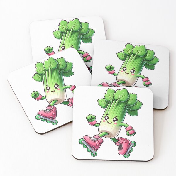 Item preview, Celery Roller Skates Health Food Vegetable Workout  designed and sold by Redblackman.