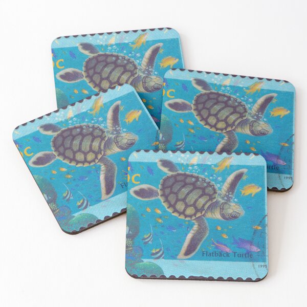 Item preview, AUSTRALIA TURTLE POST STAMP designed and sold by NOMADIC ART.