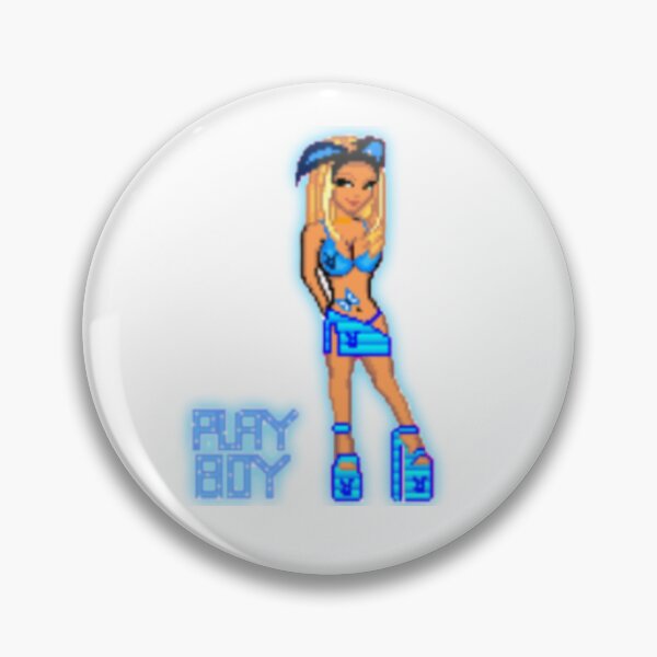 Artikelvorschau, Blaue Y2K Playboy Puppe entworfen und verkauft von wavyroze.