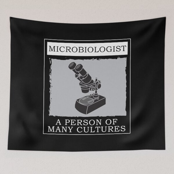 Aperçu de l'œuvre Microbiologiste de nombreuses cultures créée et vendue par Pricity Designs.