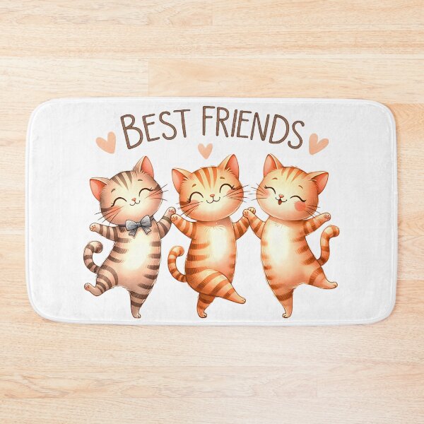 Item preview, Best friends. Cute tabby cats designed and sold by CameliaWave.