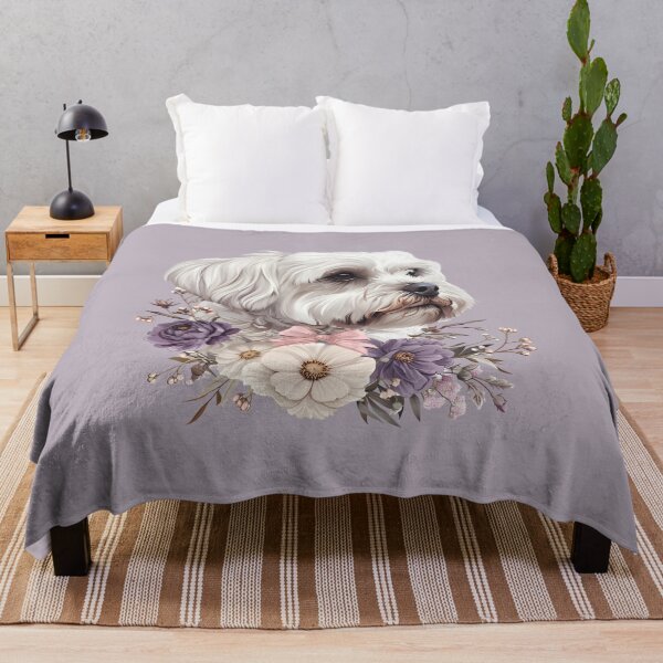 Item preview, Maltese Puppy Coquette Aesthetic designed and sold by CozyLightsStore.