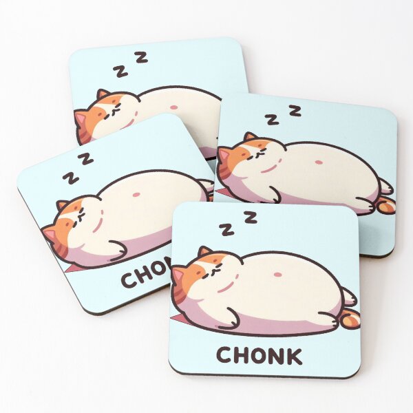 Item preview, Chonk cat designed and sold by Vkinsify.