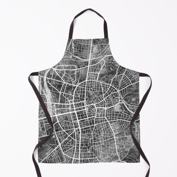 Item preview, Mapa de la ciudad de Darmstadt Alemania designed and sold by ArtPrints.