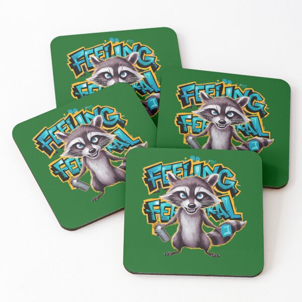 Item preview, Feeling Feral Racoon  designed and sold by box-artshop.
