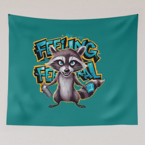 Item preview, Feeling Feral Racoon  designed and sold by box-artshop.