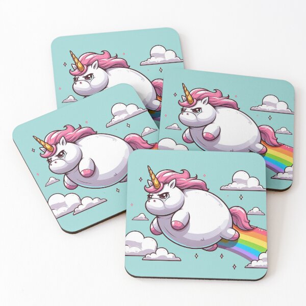 Item preview, Fat Flying Unicorn designed and sold by Vkinsify.