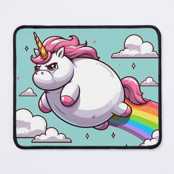 Item preview, Fat Flying Unicorn designed and sold by Vkinsify.