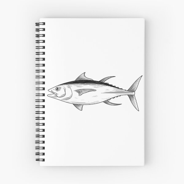 Item preview, Tuna Fish Etching designed and sold by Idle Morrow.