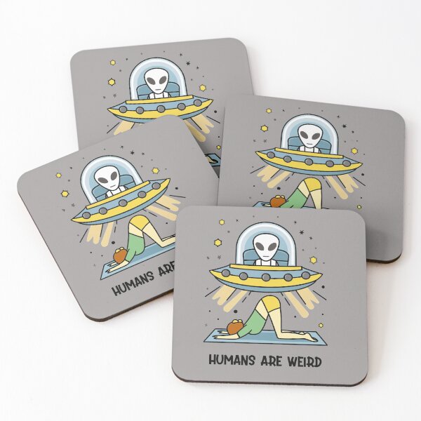 Item preview, Funny Space Alien says Humans are Weird designed and sold by Nature's Fancy.