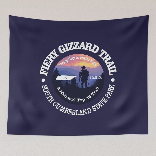 Item preview, Fiery Gizzard Trail (rd2) designed and sold by curranmorgan.