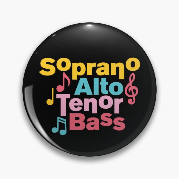Artikelvorschau, Sopran Alt Tenor Bass 3 - Chor - Musik entworfen und verkauft von Vector-Artist.