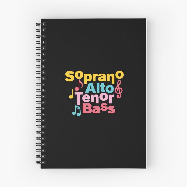 Artikelvorschau, Sopran Alt Tenor Bass 3 - Chor - Musik entworfen und verkauft von Vector-Artist.
