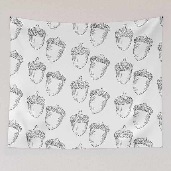 Item preview, Acorns Etching designed and sold by Idle Morrow.