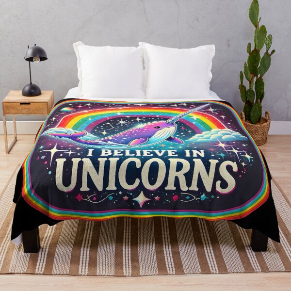 Item preview, Whimsical cute Narwhal Unicorn Believer - Rainbow Galaxy Design designed and sold by Unitepeople.