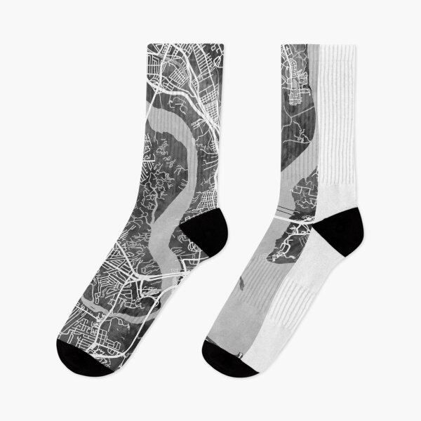Artikelvorschau, Straßenkarte der Stadt Charleston, South Carolina entworfen und verkauft von ArtPrints.