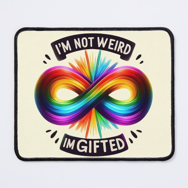 Item preview, I'm not weird I'm gifted designed and sold by Vkinsify.